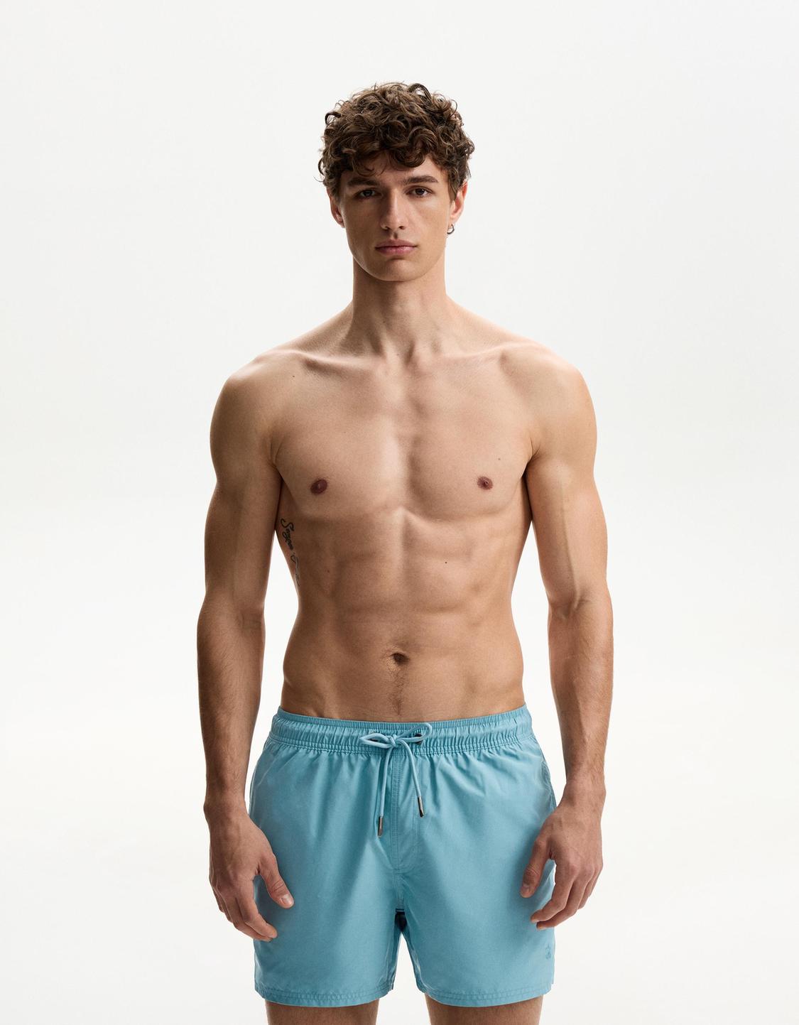 Plain swimming trunks