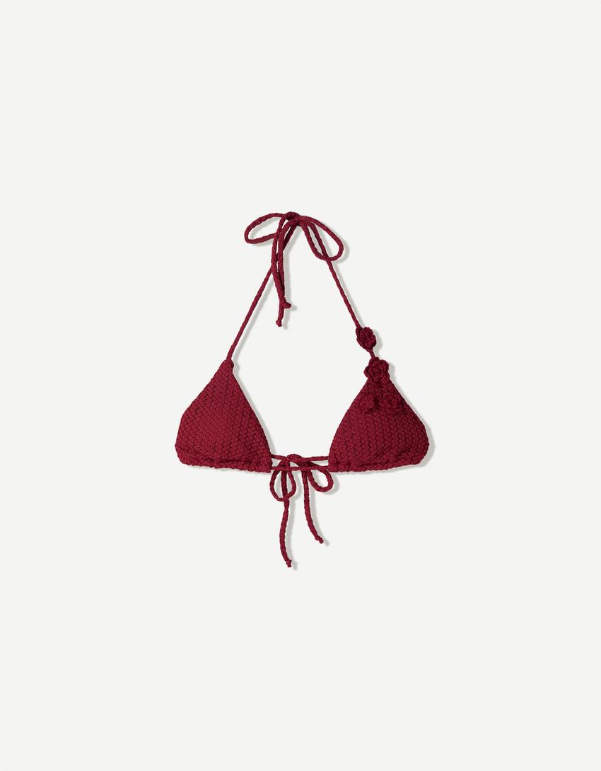 Top bikini all'uncinetto-Porpora-3