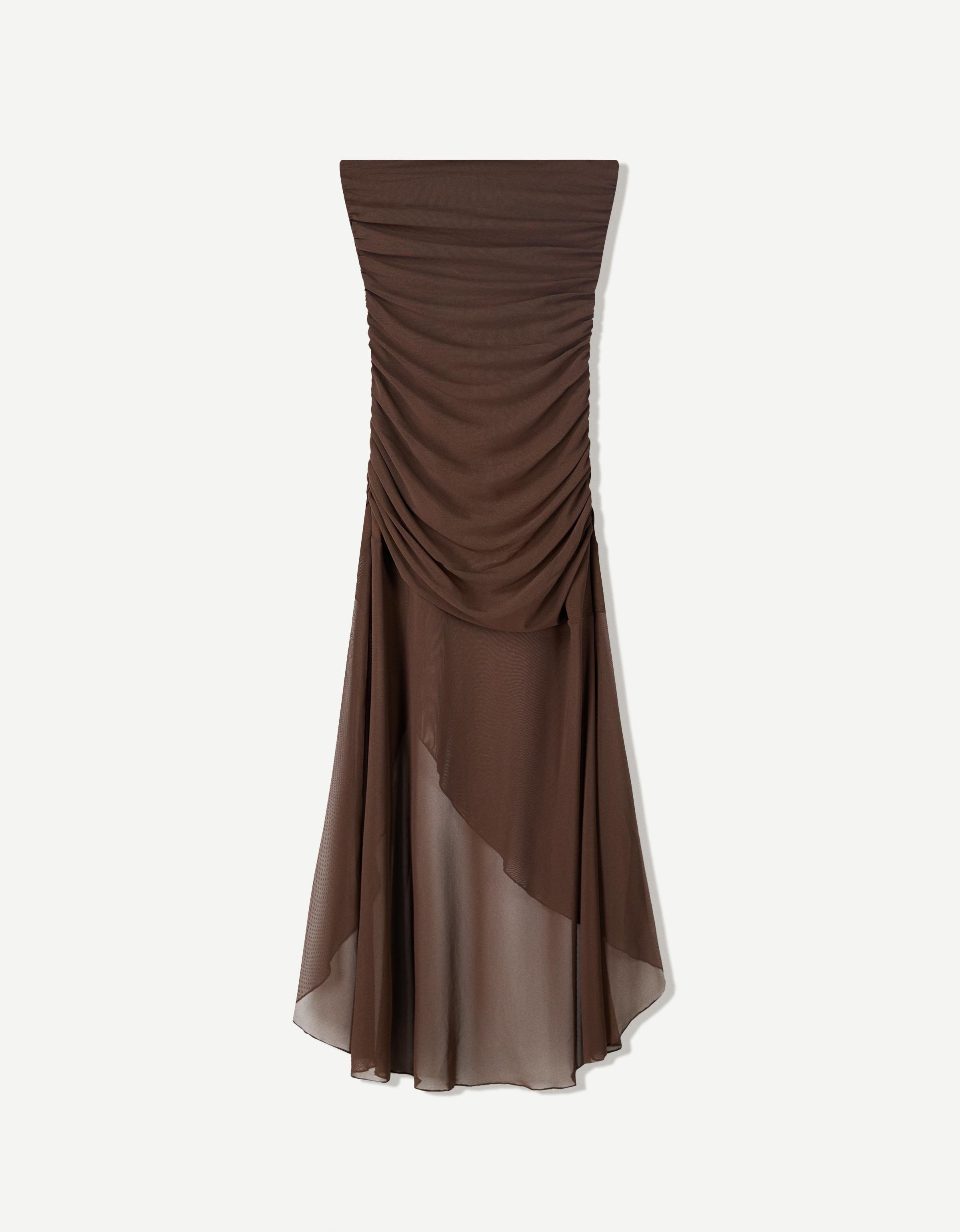 【関税込み】BEC + BRIDGE ブラウン Sade トラウザーズ Brown & White Stripe Square Neck Sleeveless Maxi Dress