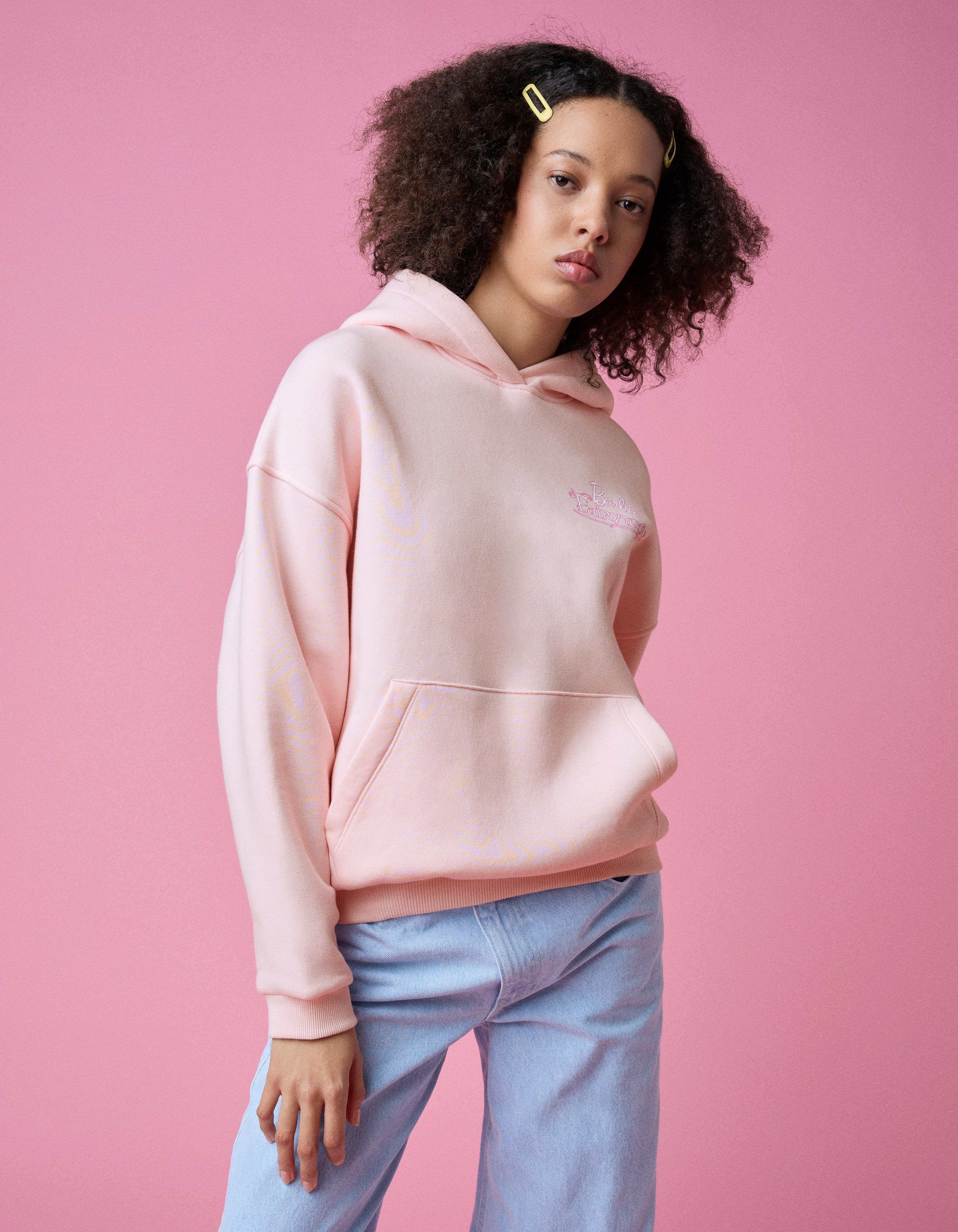 Bibble print hood sweatshirt