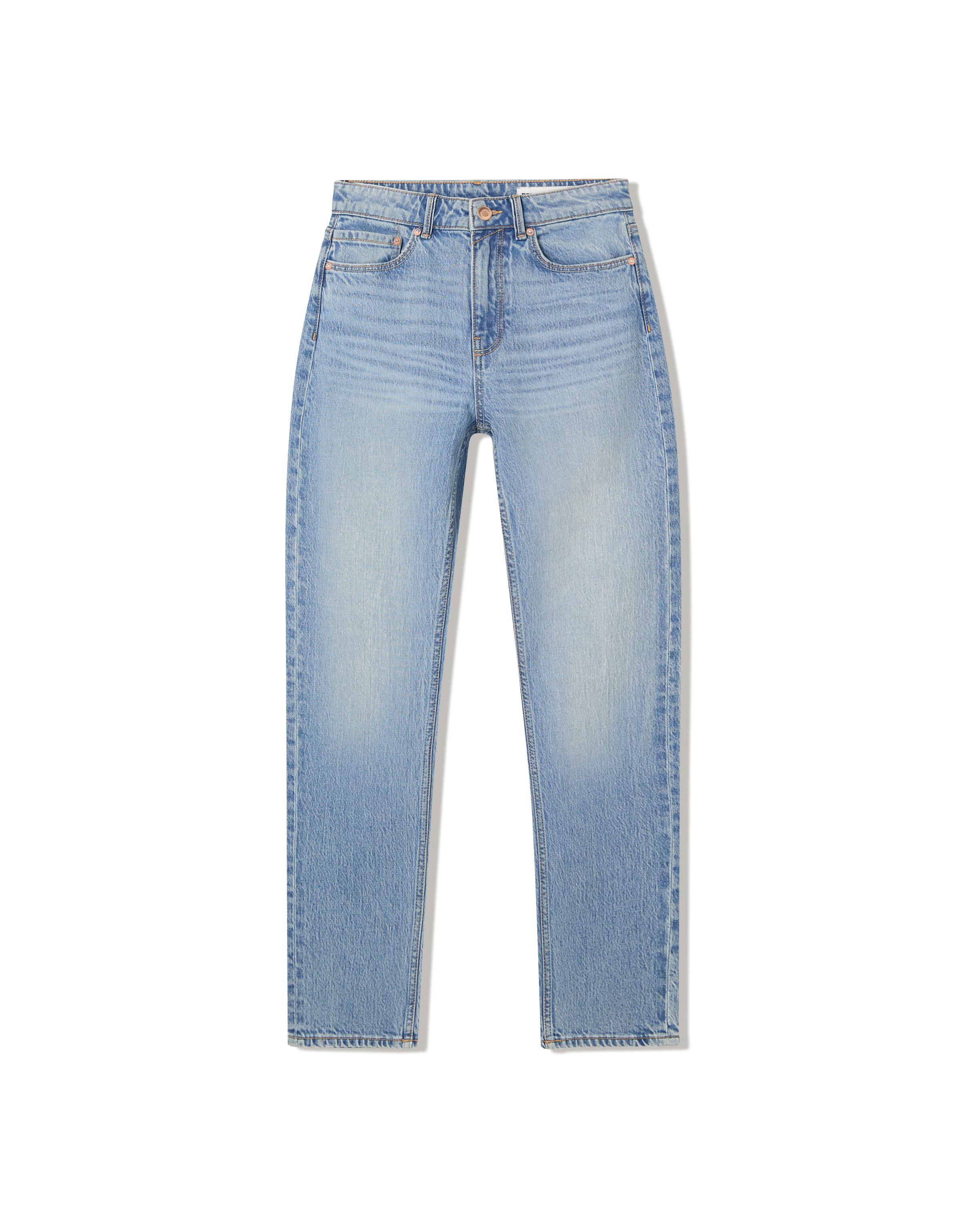 High-waist mom fit jeans