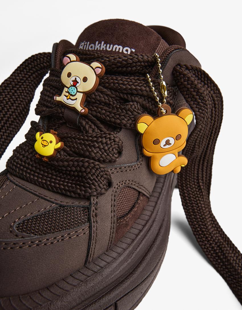 Baskets plateforme Rillakuma-Marron