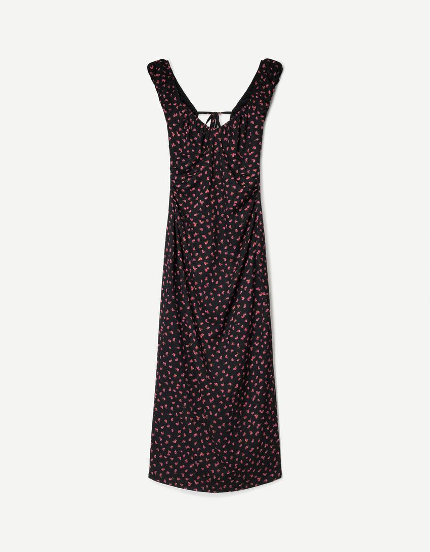Midi dress-Black