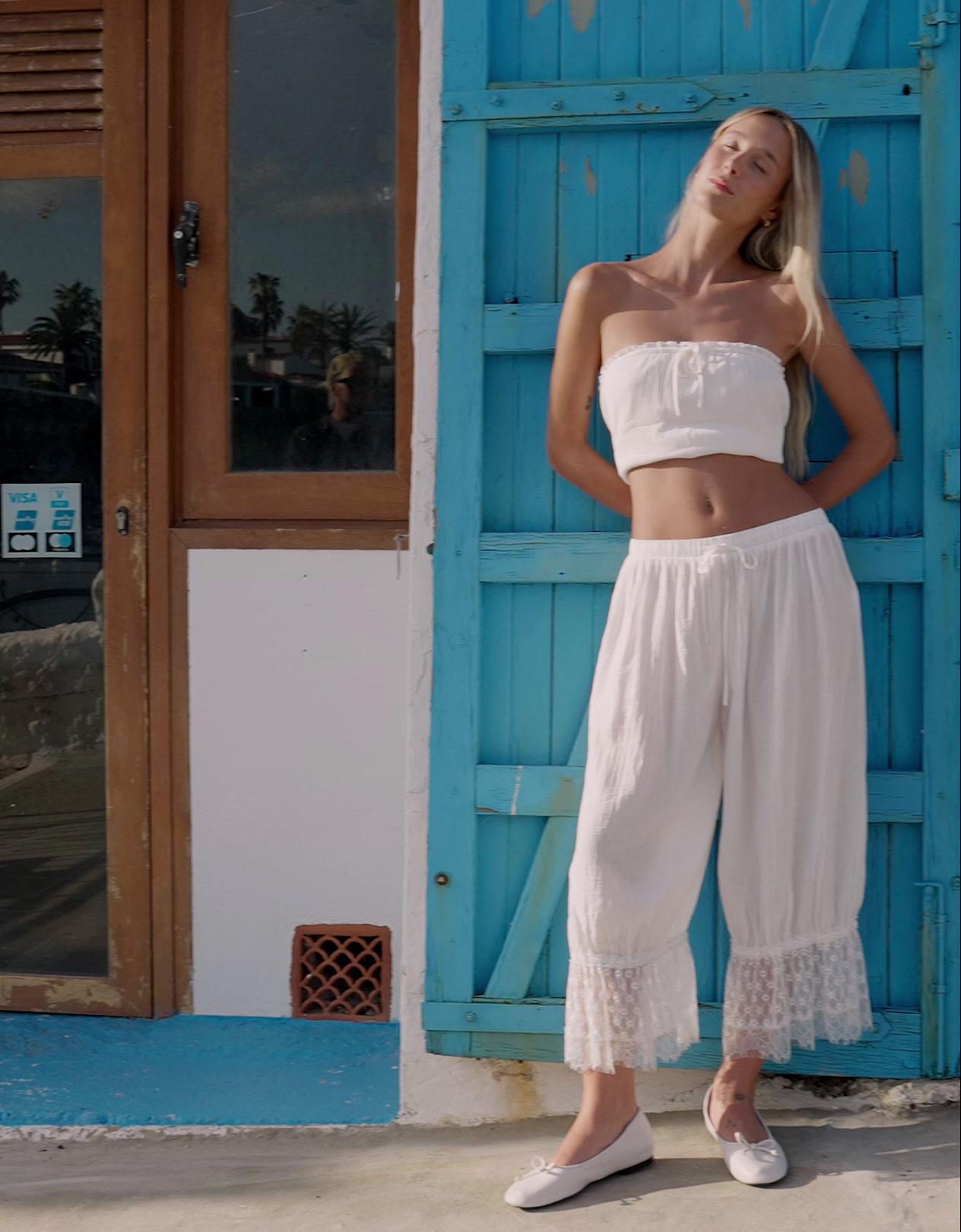 Şalvar paça lencero pantolon - Görsel 56