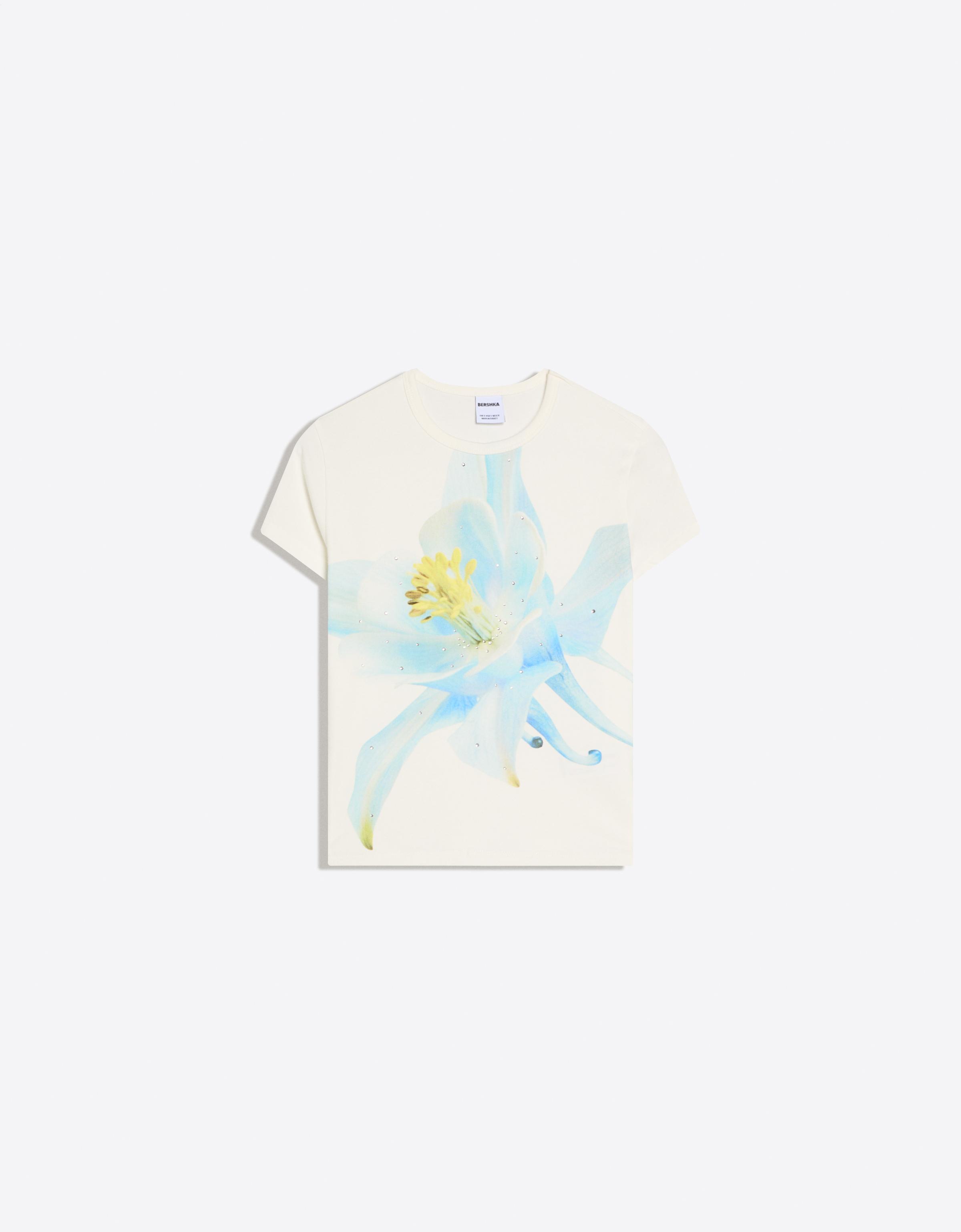 Kısa kollu baskılı tişört - Görsel 25