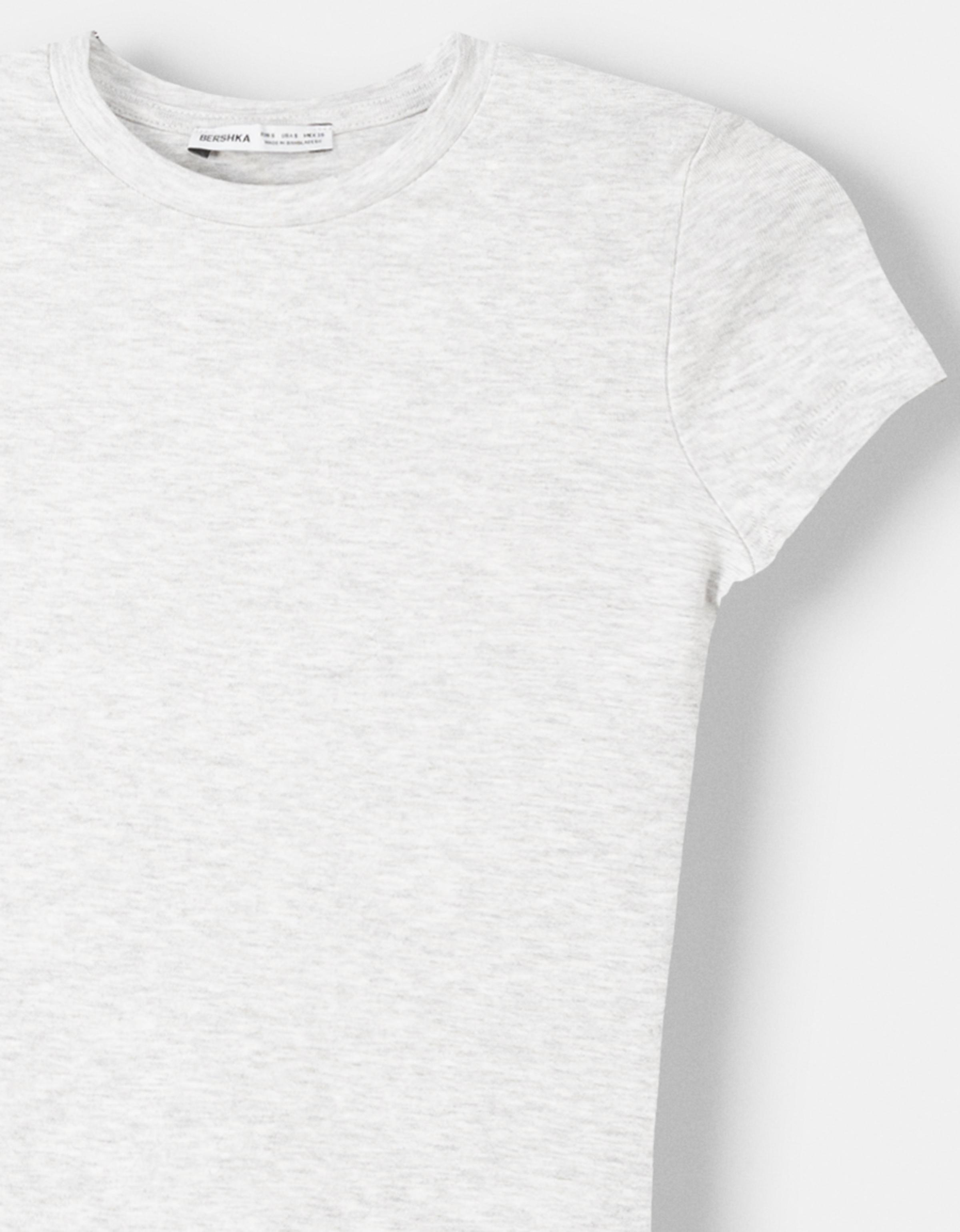 Kısa kollu bisiklet yaka tişört - Görsel 134