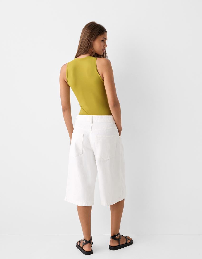 Sleeveless body-Green-1