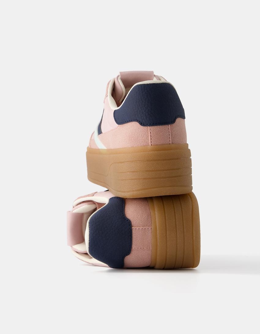 Retro platform trainers - Women | Bershka