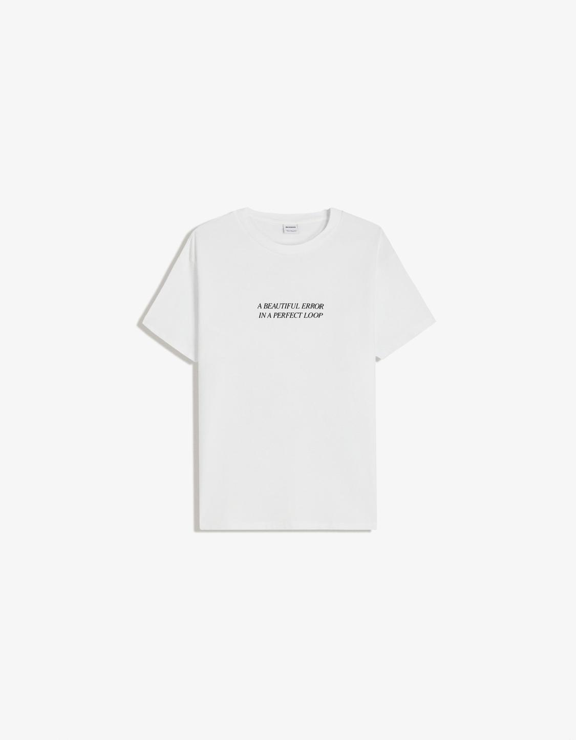Short sleeve T-shirt with print