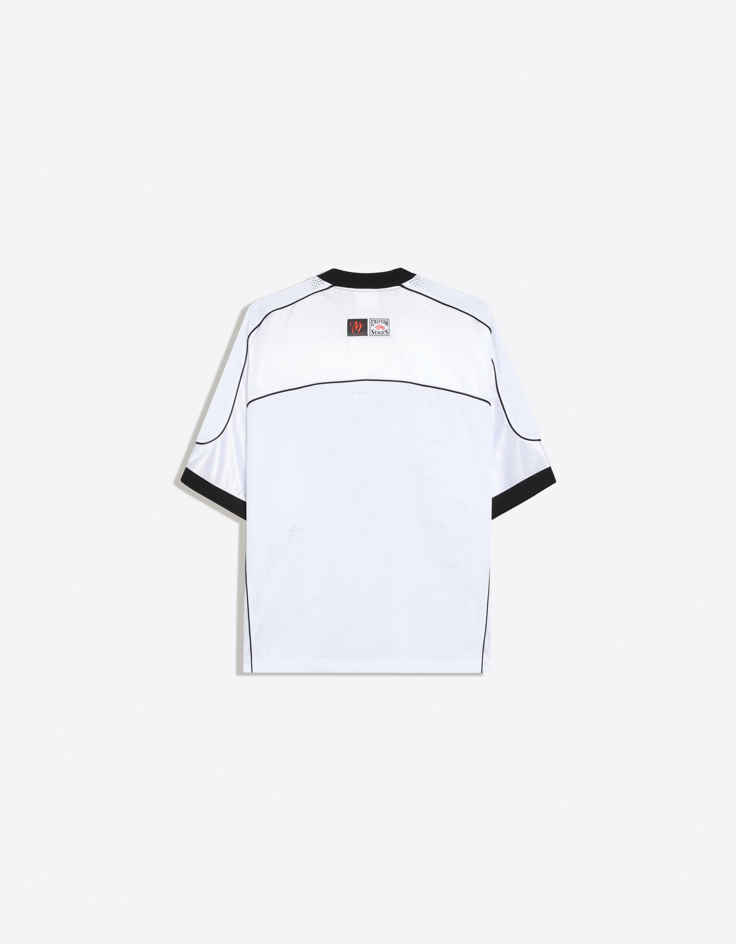 Short sleeve mesh T-shirt — White