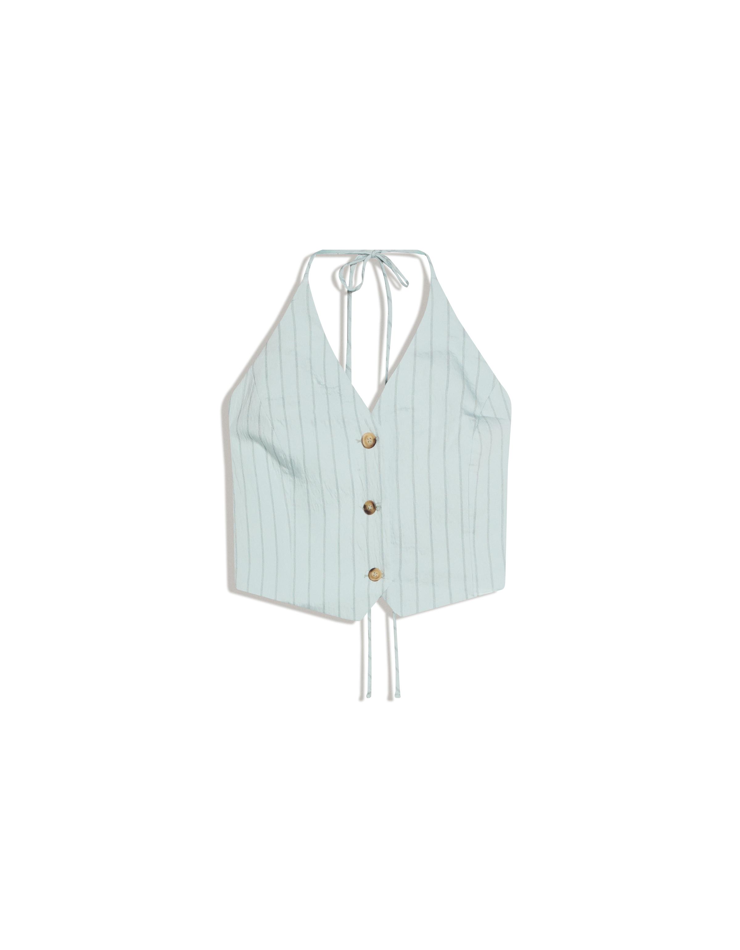 Çizgili halter yelek - Görsel 25