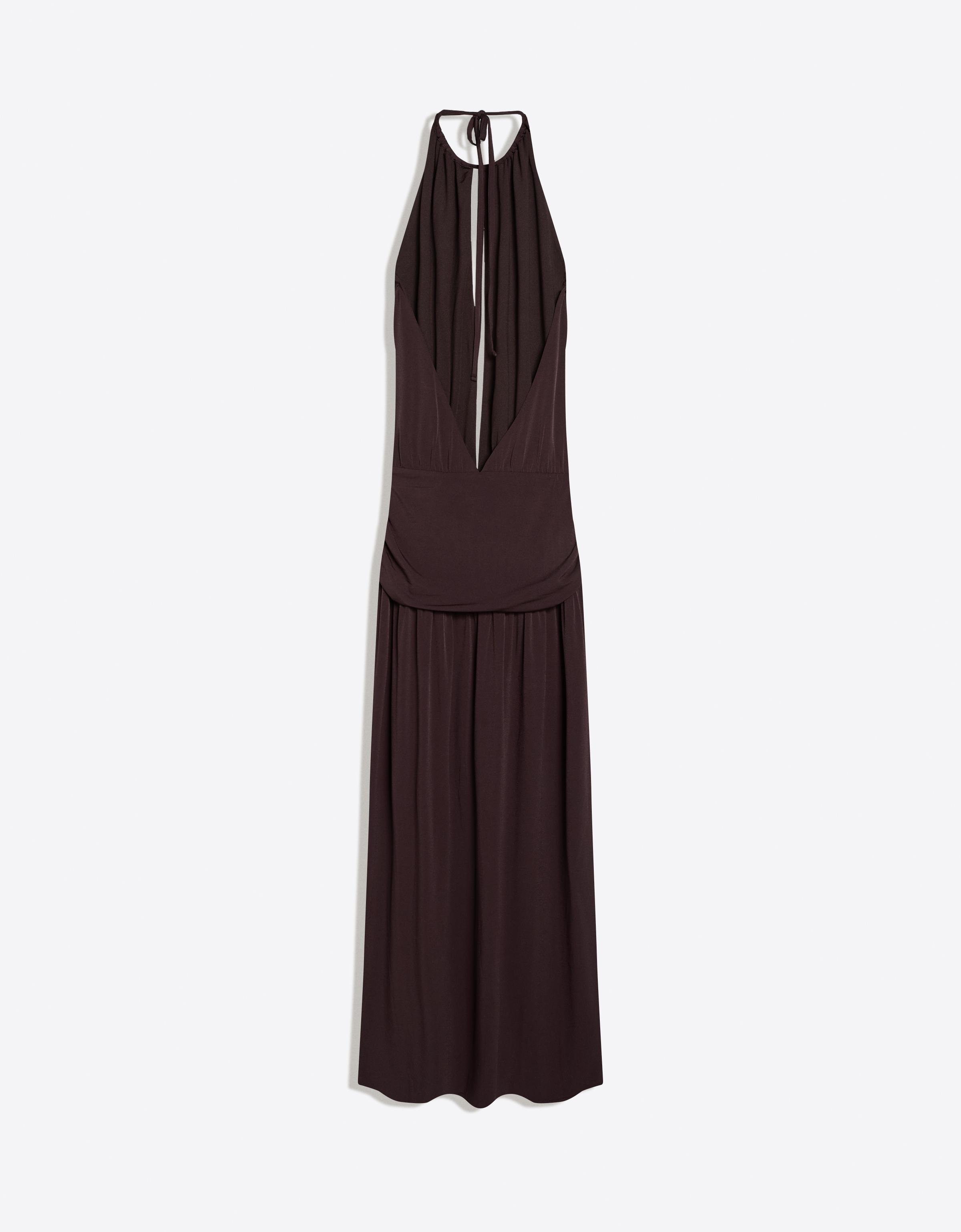 Halter midi elbise - Görsel 12