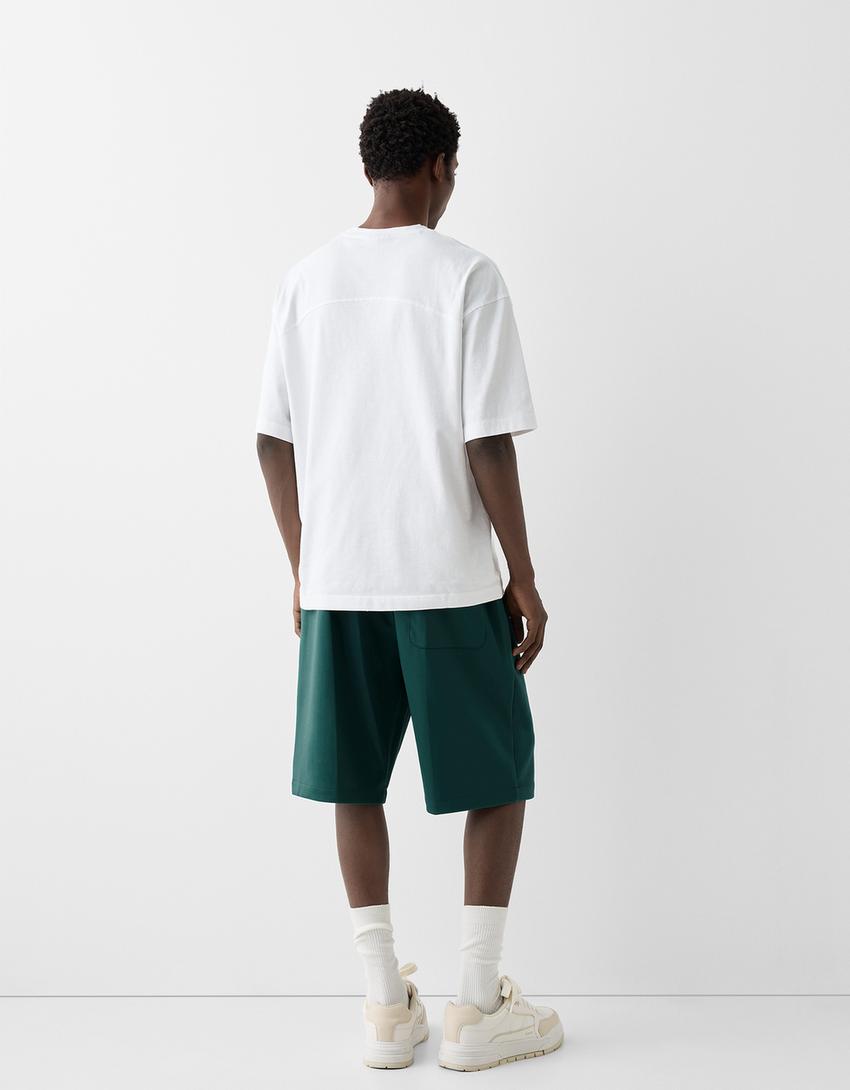 Bermudas jogger interlock-Verde-2