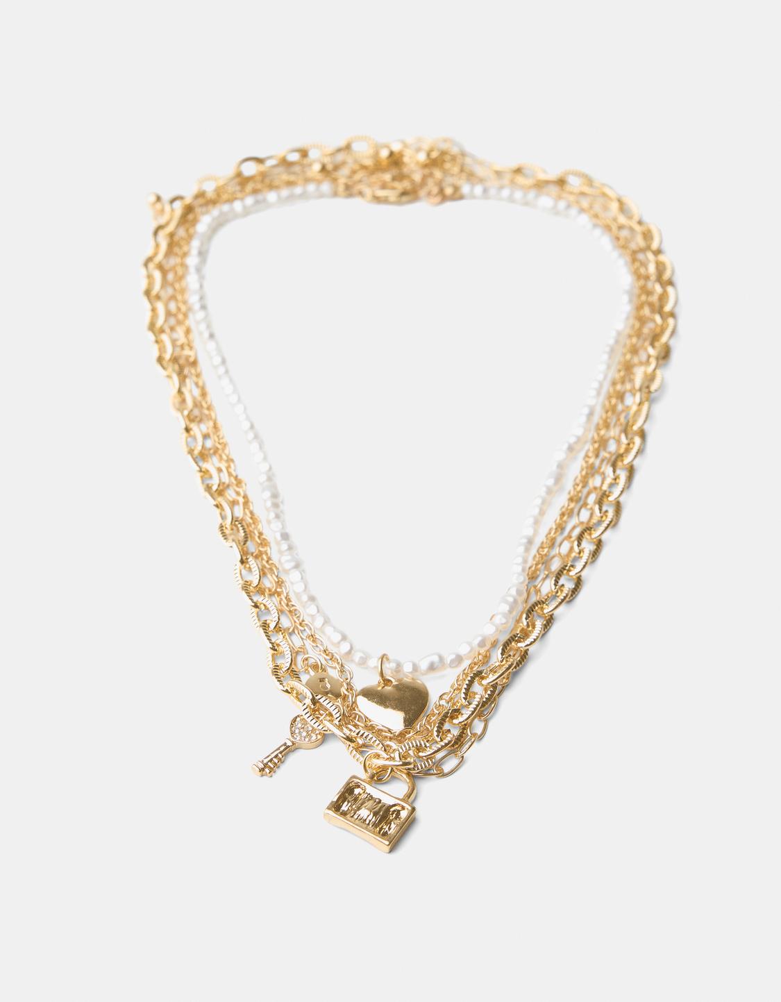 4-pack of pendant necklaces