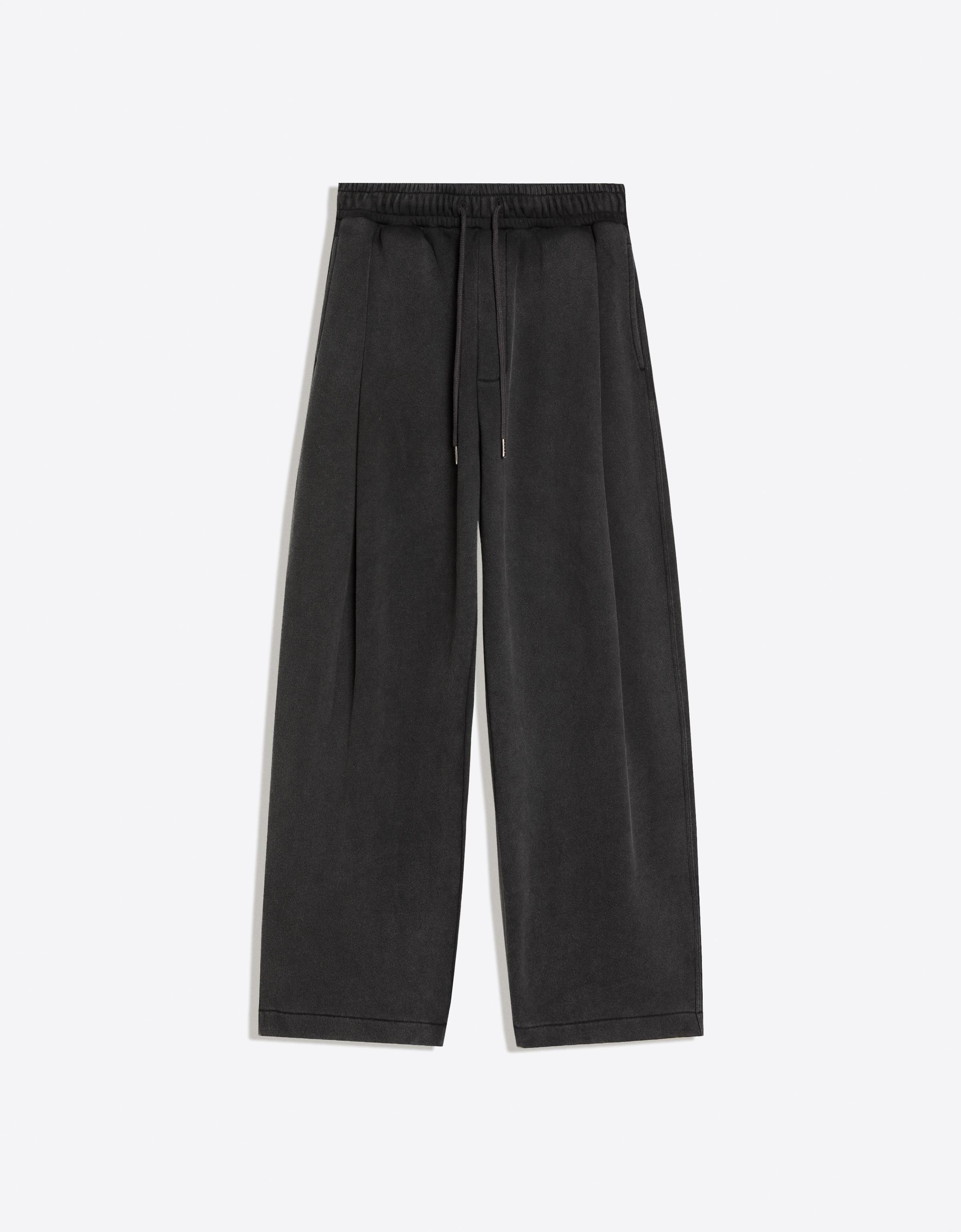Balloon trousers with washed effect — Grey