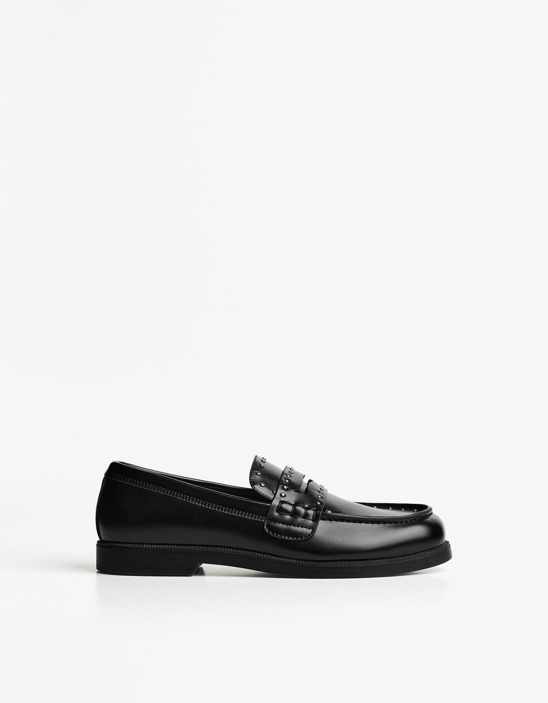 Studded loafers