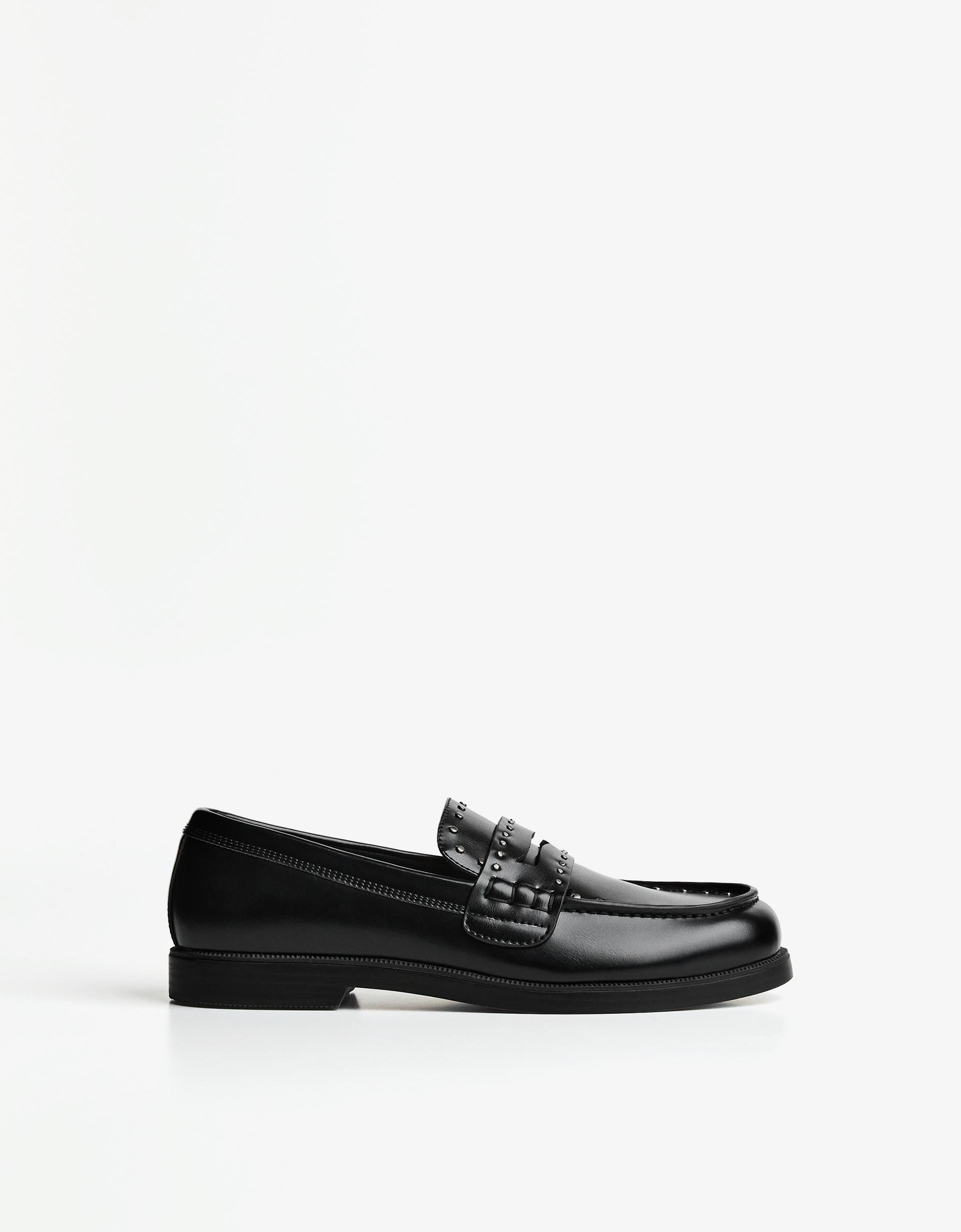 Studded loafers Shoes Men Bershka