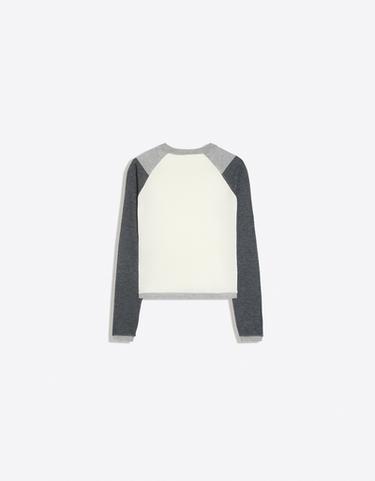 Round neck raglan jumper — Grey 6