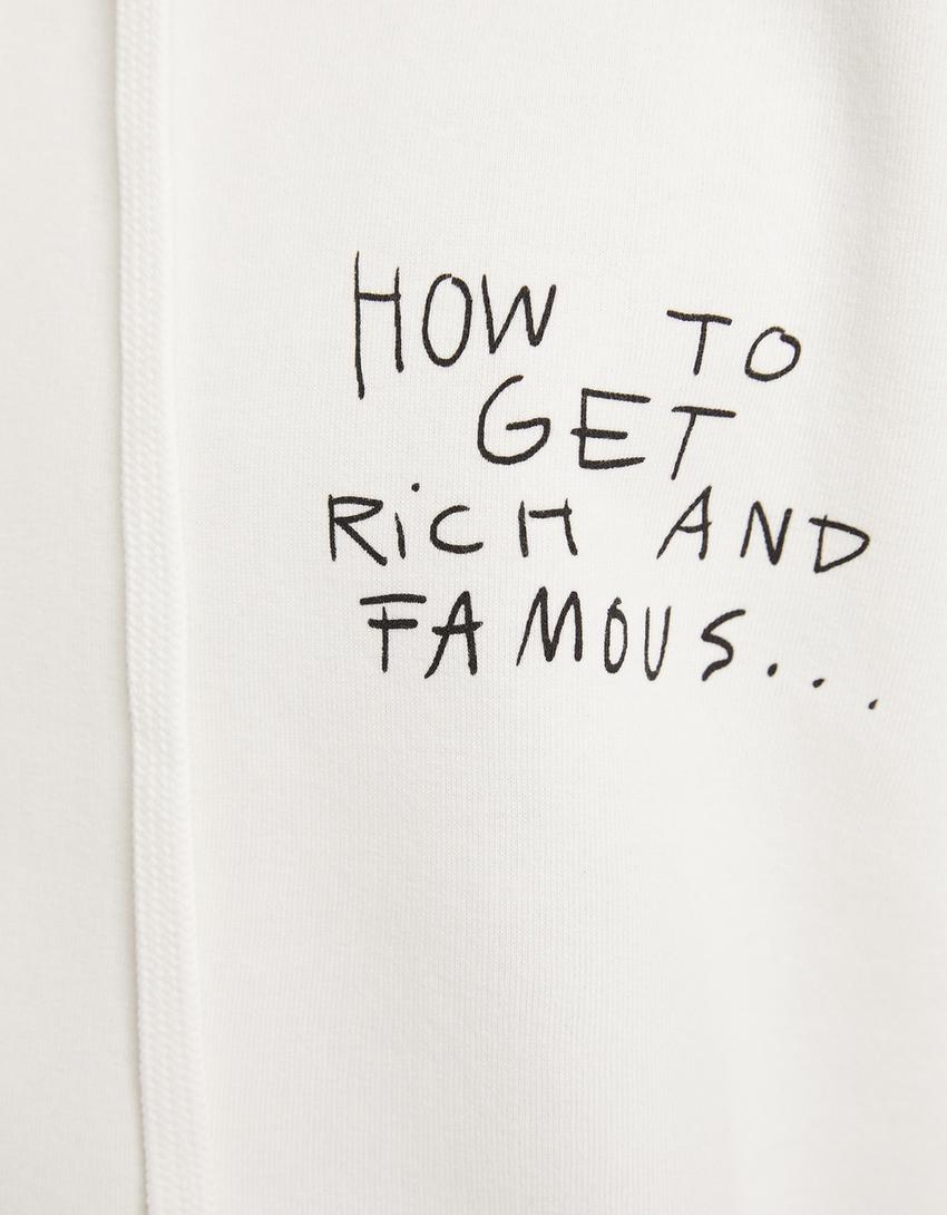 Sudadera capucha oversize print-Blanco-6