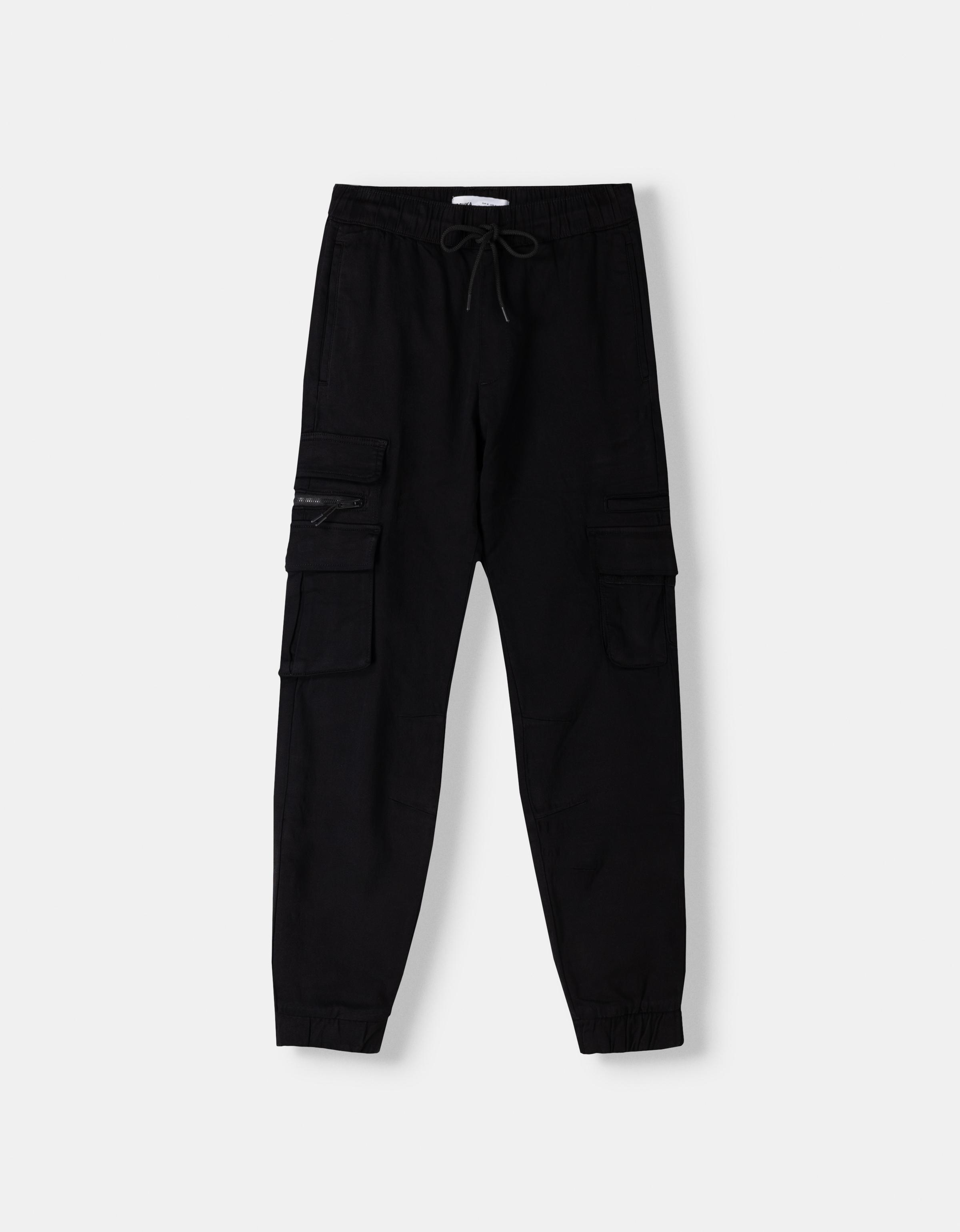 Cargo joggers bershka sale