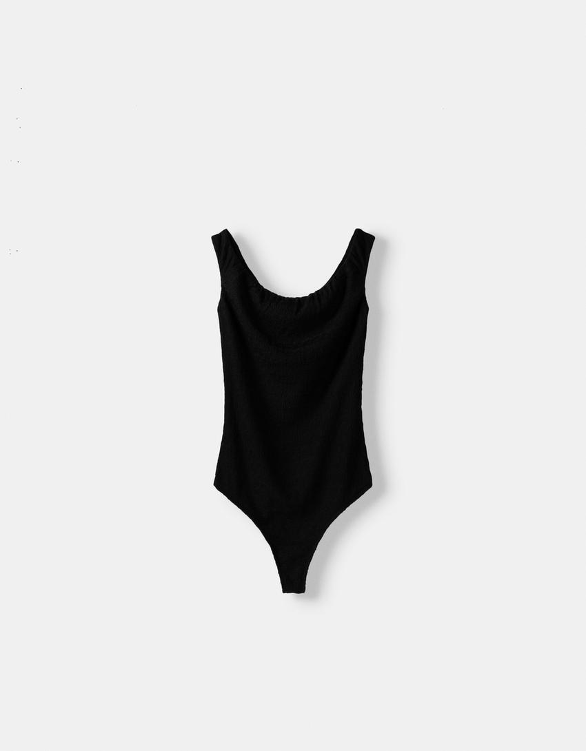 Body Bardot texture-Noir-5