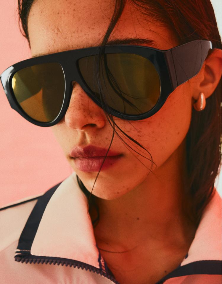Acetate sunglasses — Black