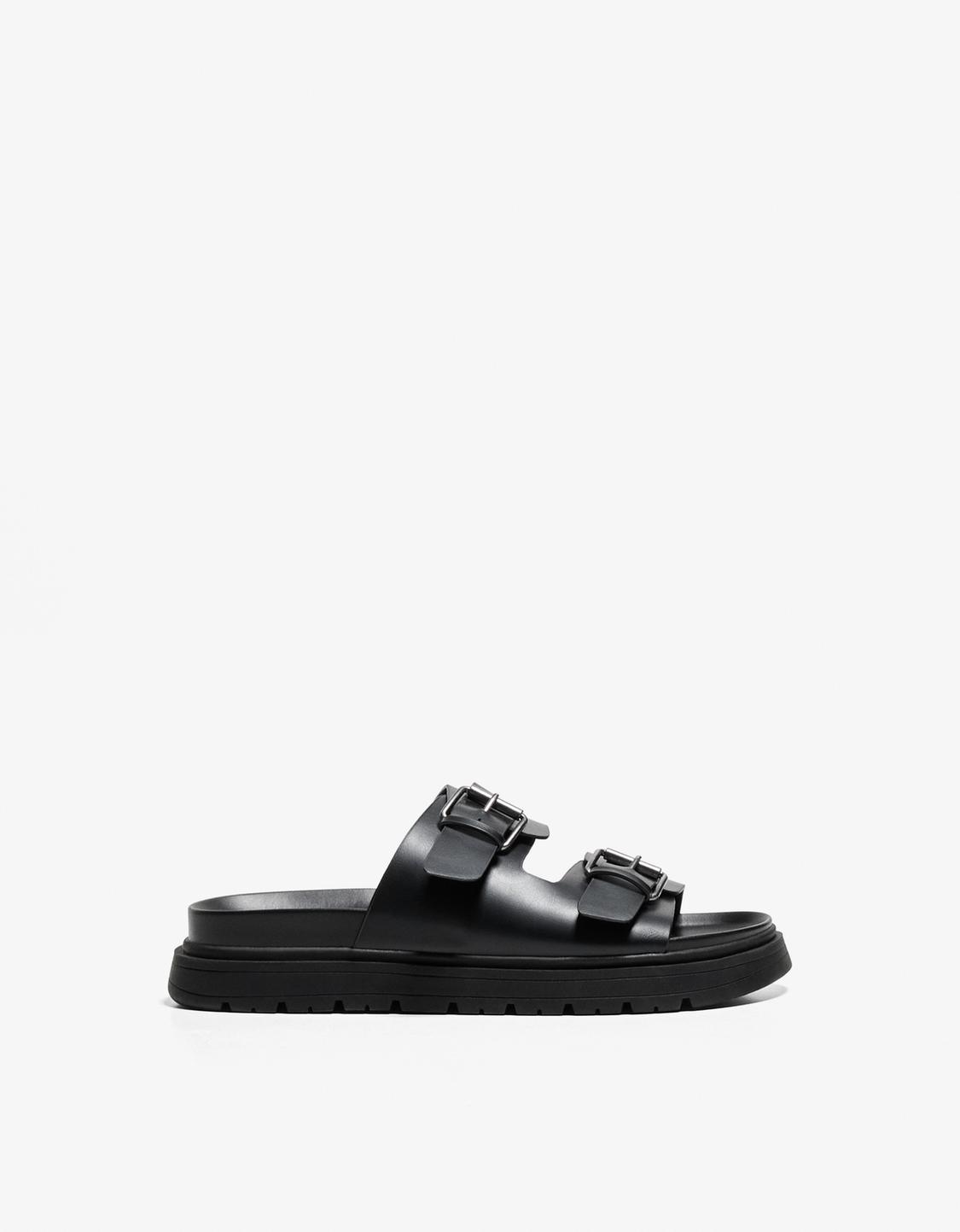 Buckled sandals
