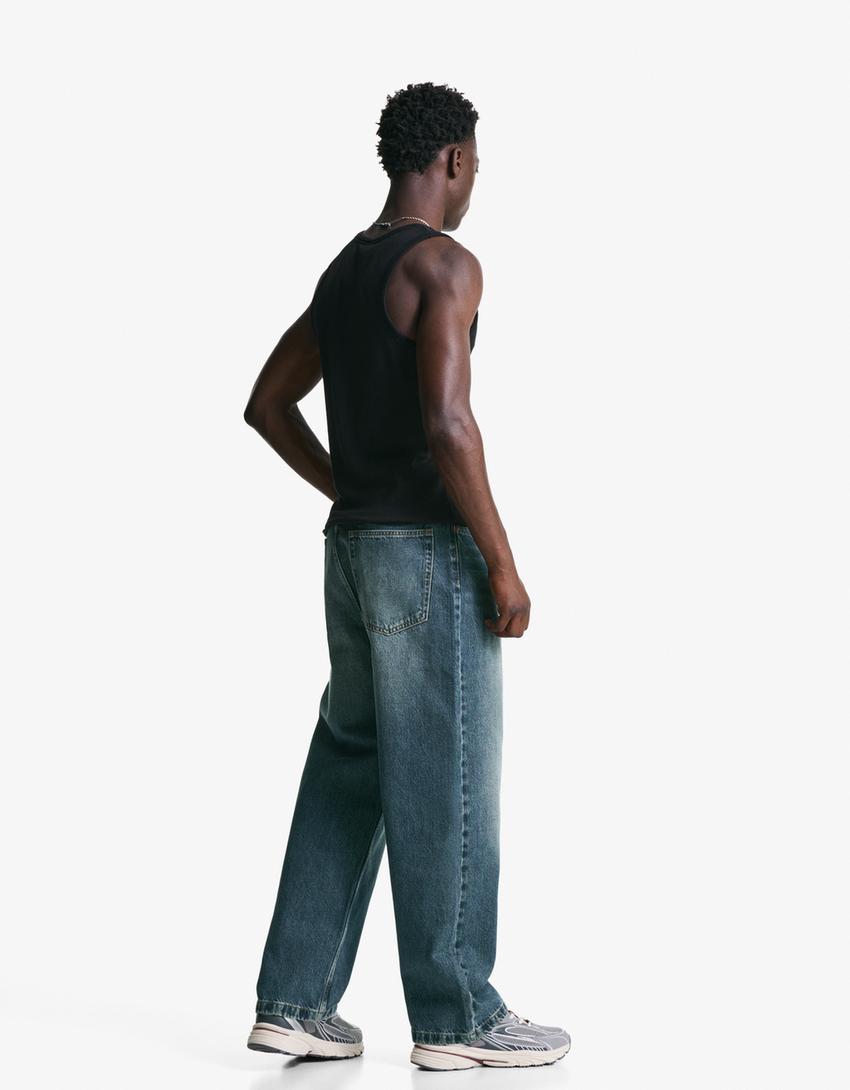 Baggy jeans-Green-1