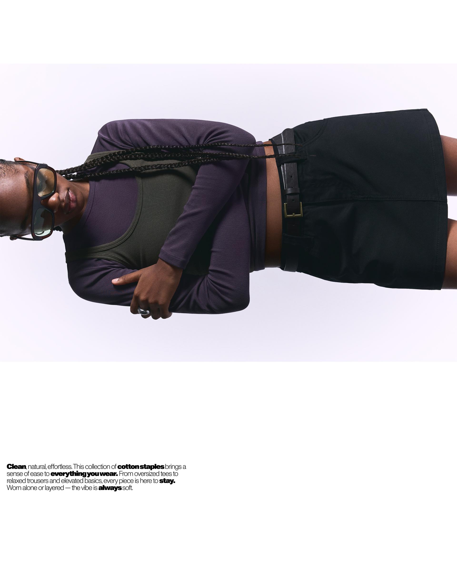 Мини-юбка с ремнем