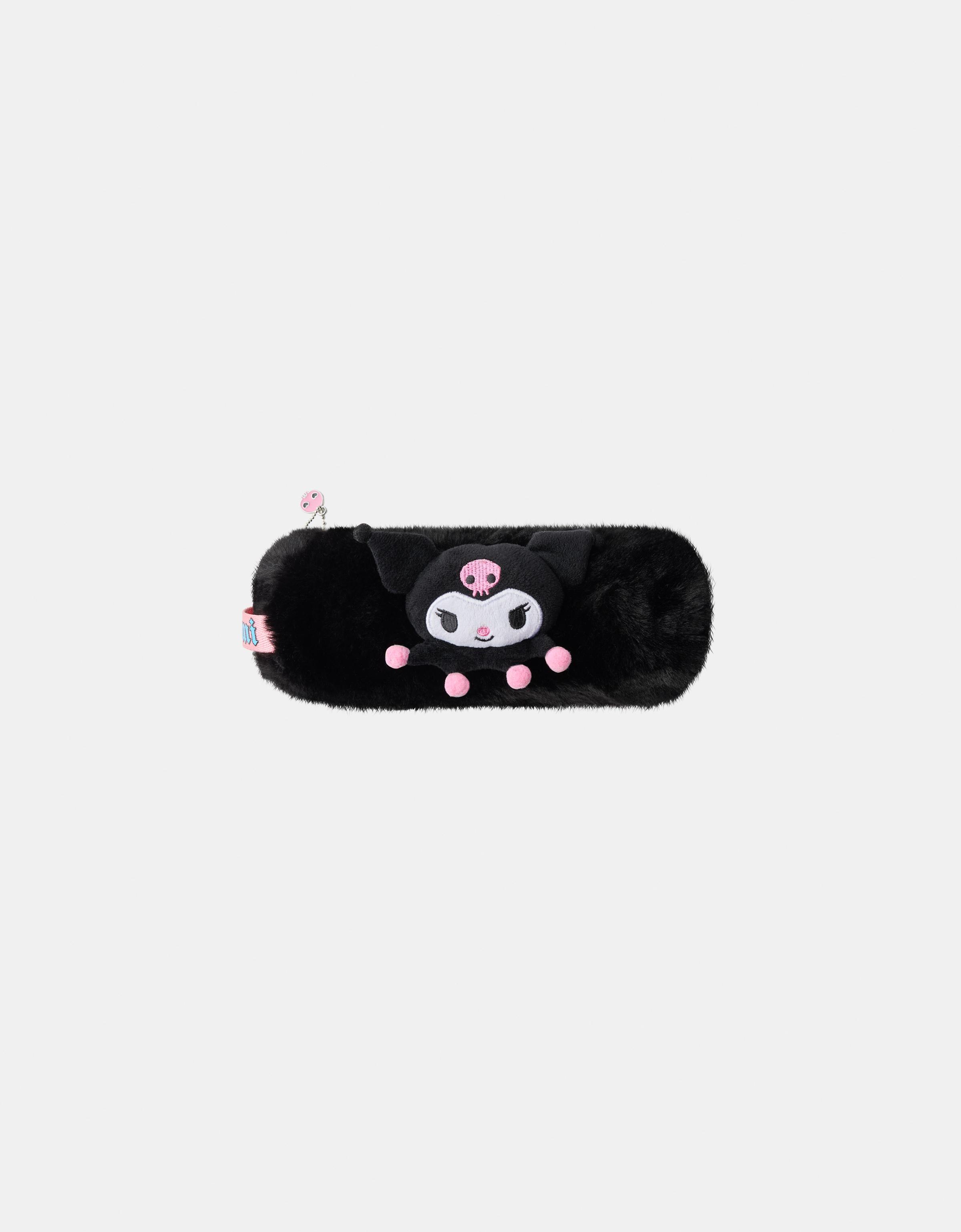 Bershka Etui Kuromi Aus Plüsch Damen Schwarz