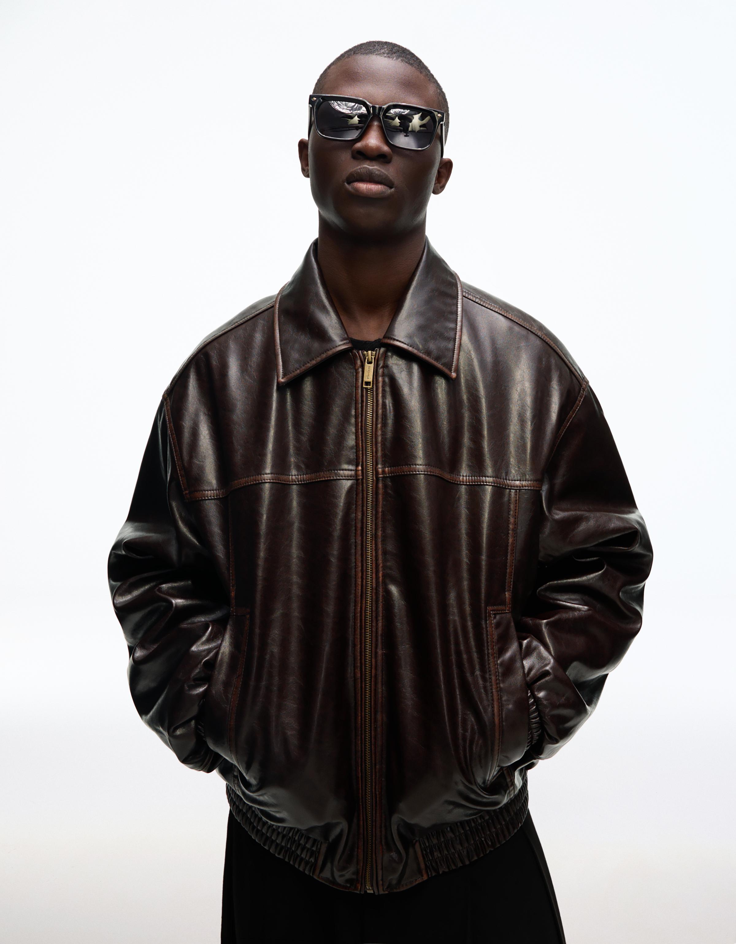 Suni deri ceket - Görsel 32