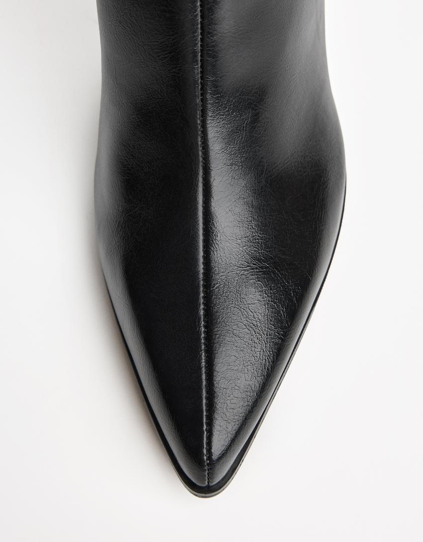 Block heel boots-BLACK-2