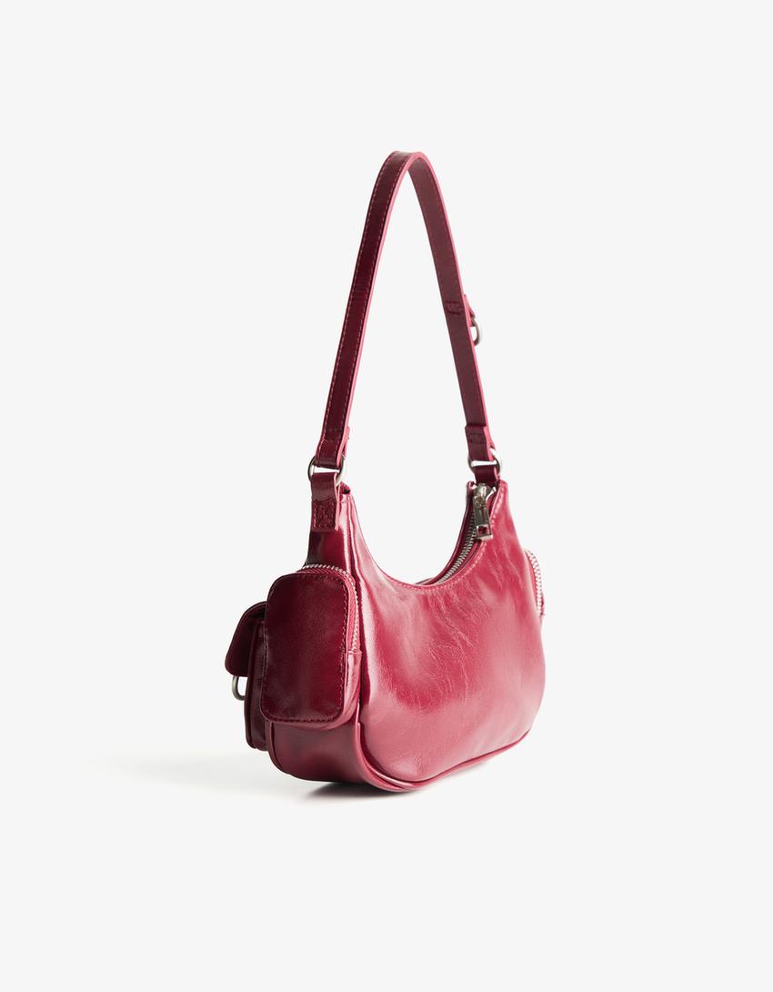 Bolso de hombro multipocket-Rojo-1