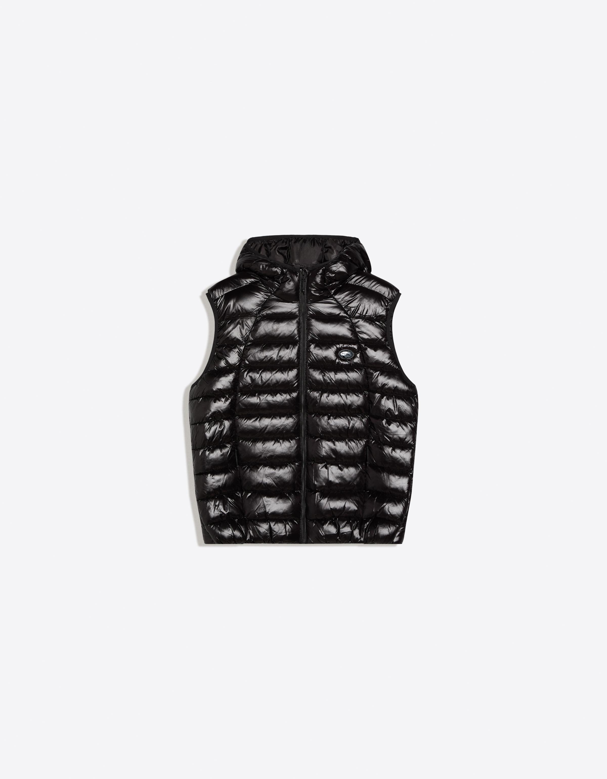 Ultralight quilted gilet — Black