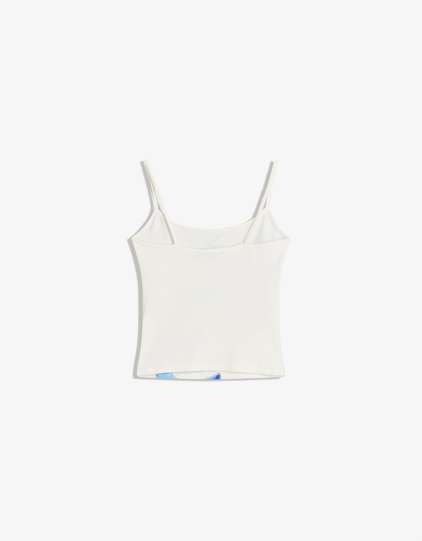 Top de tirants estampat-Blanc trencat-4