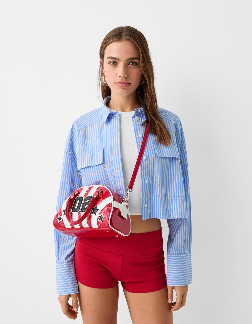 Stars bowling bag-Red-3