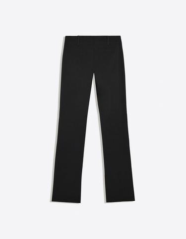 Slim fit low-rise trousers — Black 6