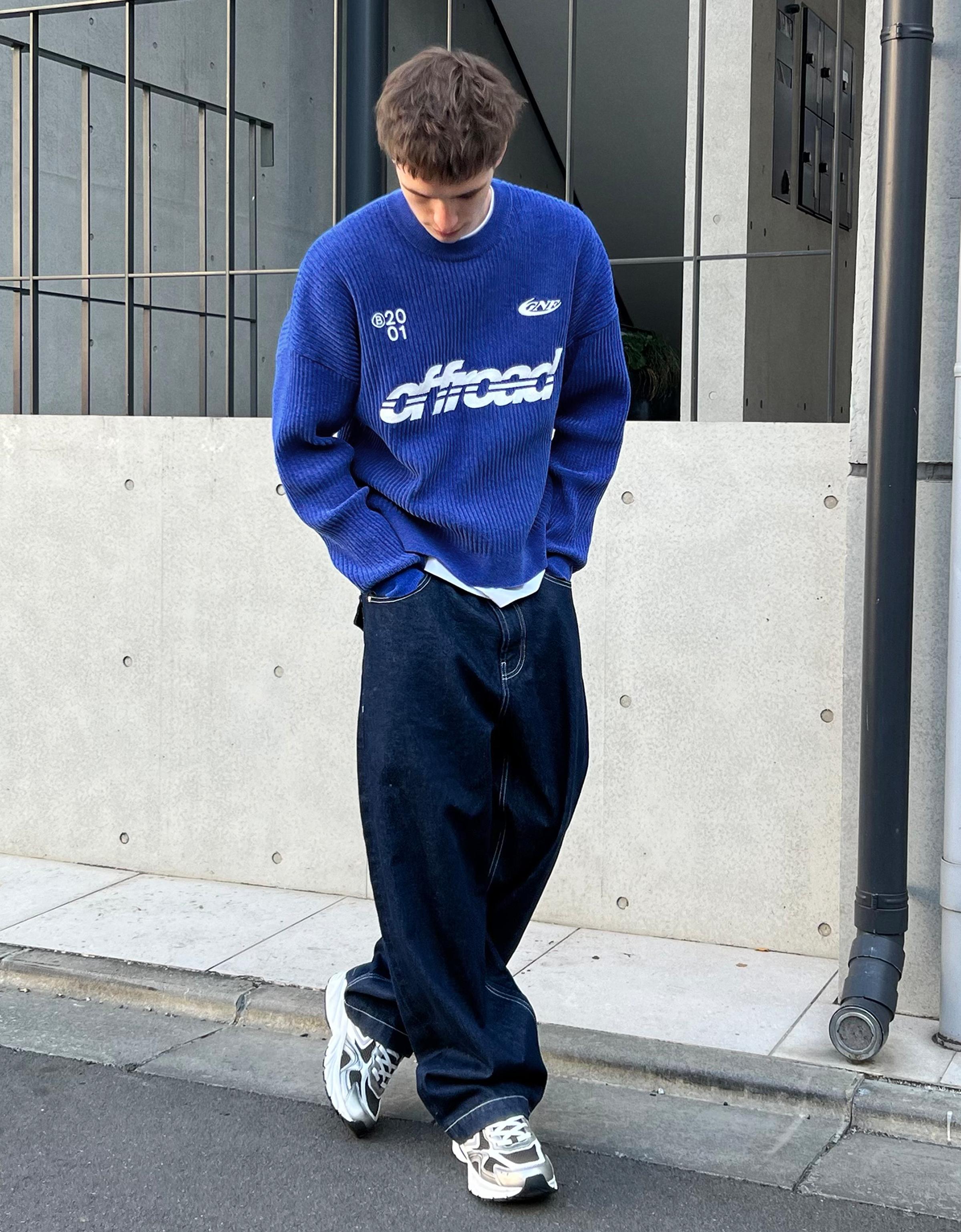 Baskılı şönil bisiklet yaka kazak - Görsel 67