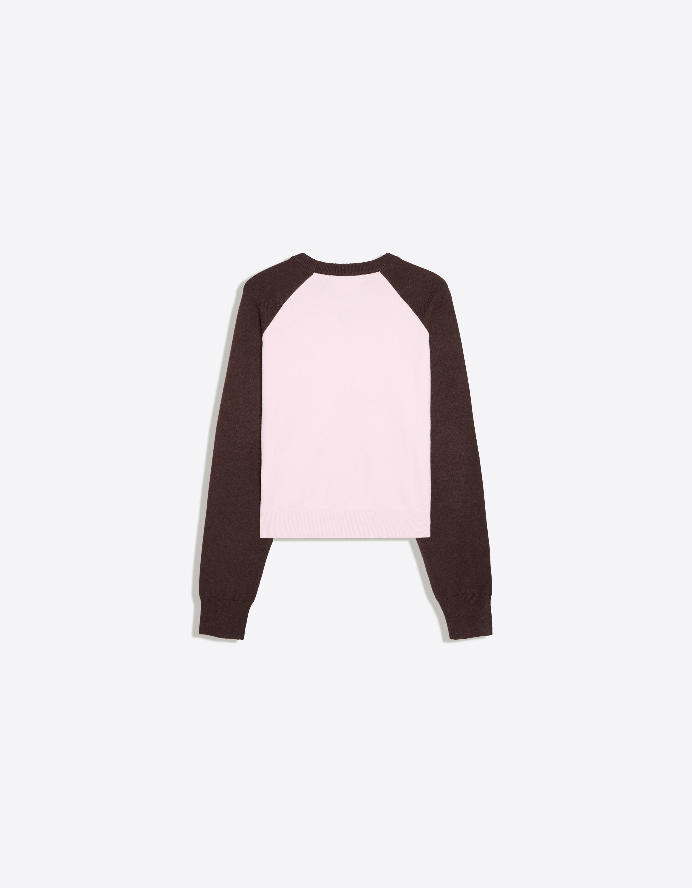 Round neck raglan jumper — Pink