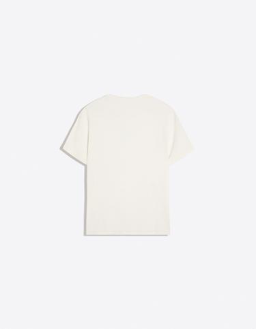 Slim rib short sleeve T-shirt — White 5