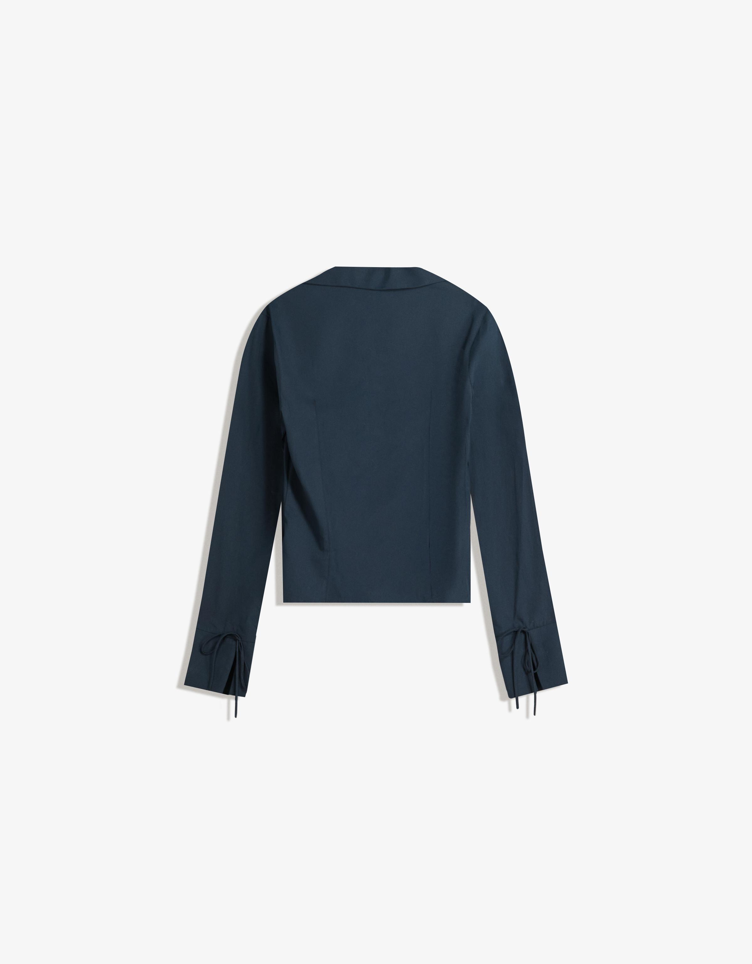 Fitted shirt with ties - Tees and Tops - BSK Teen | Bershka