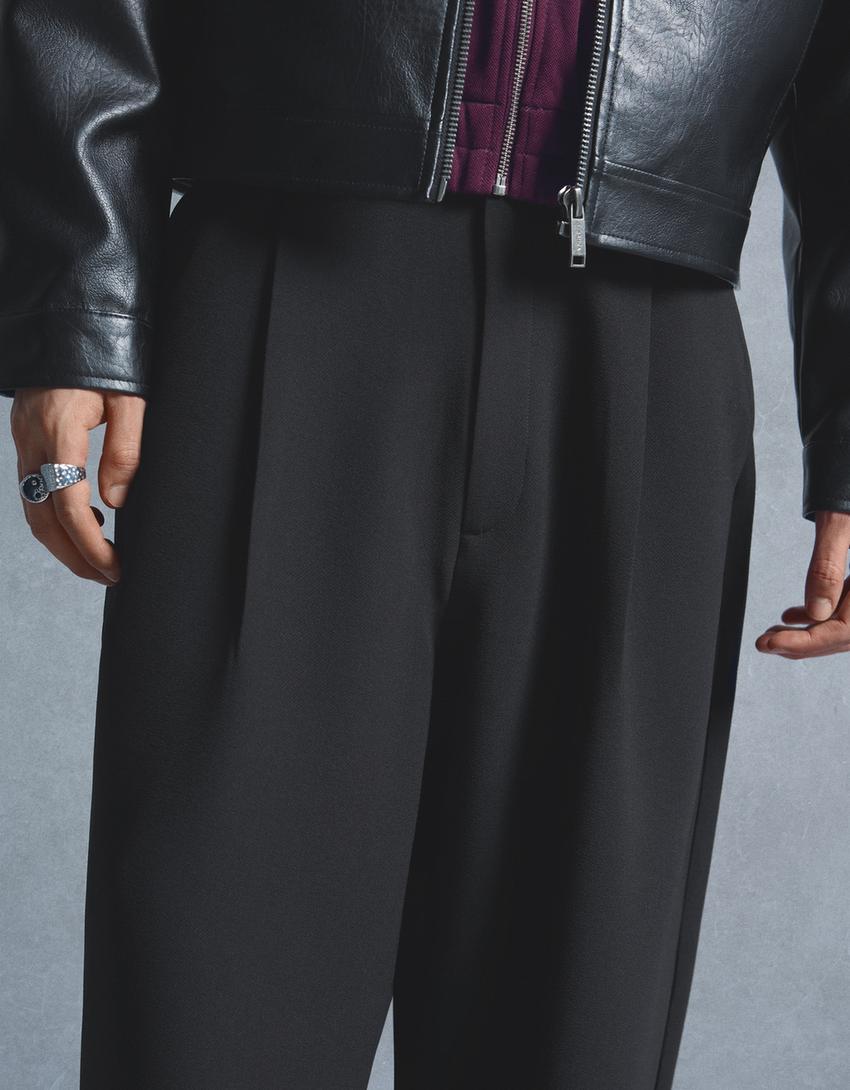 Pantalon super baggy tailoring-Noir