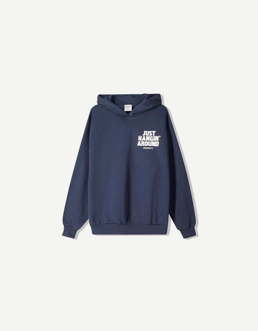 Sudadera Peanuts capucha-Marino-3