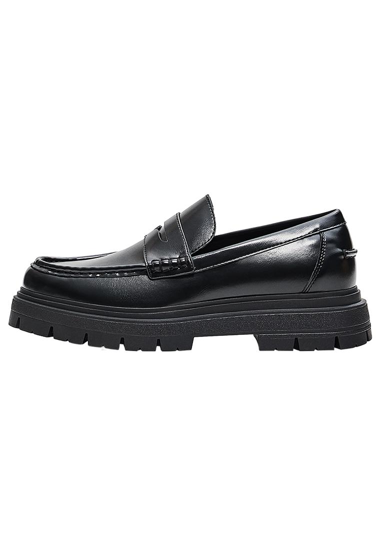 Penny loafers — BLACK