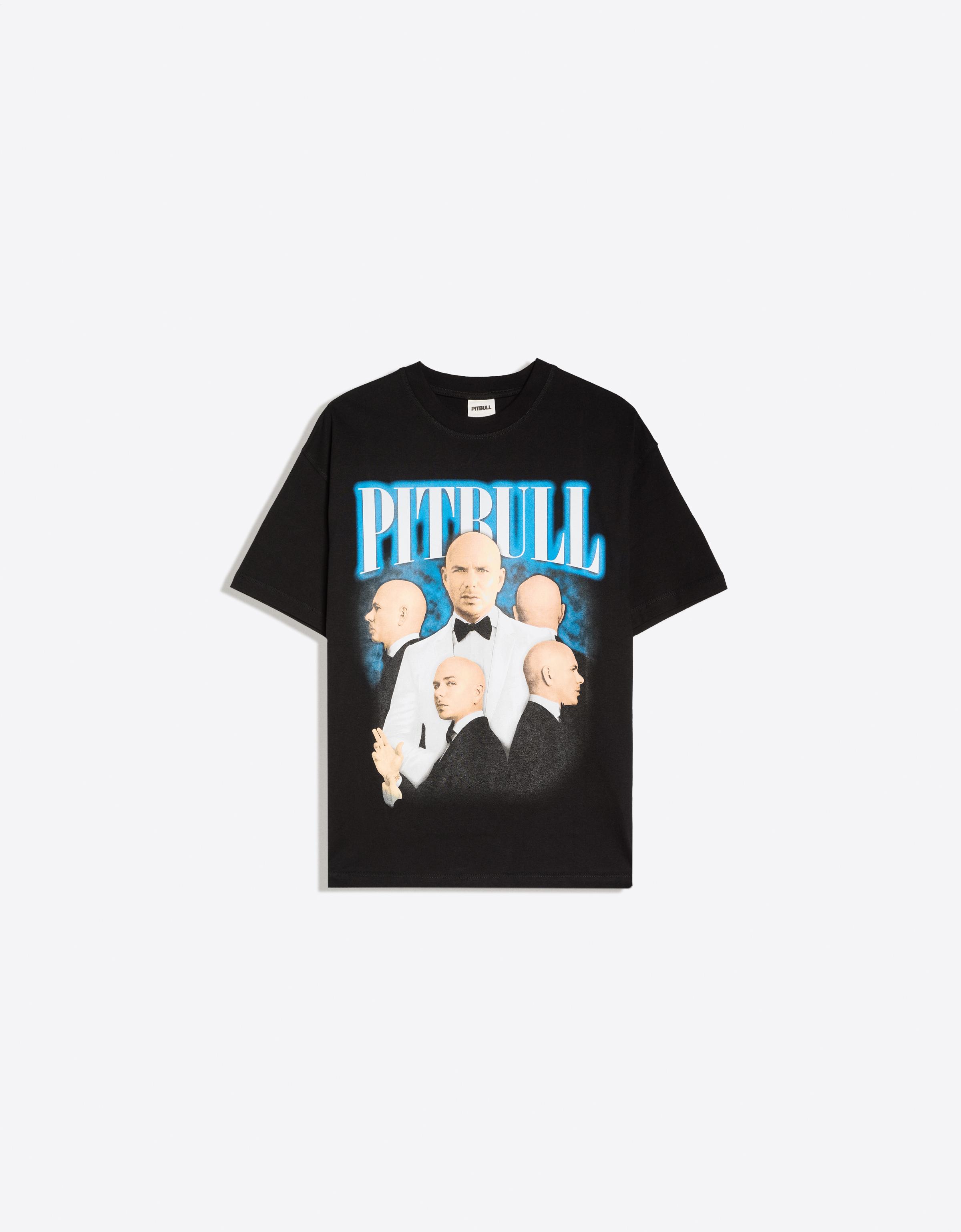 Bershka Oversize pitbull baskılı t-shirt görsel 2