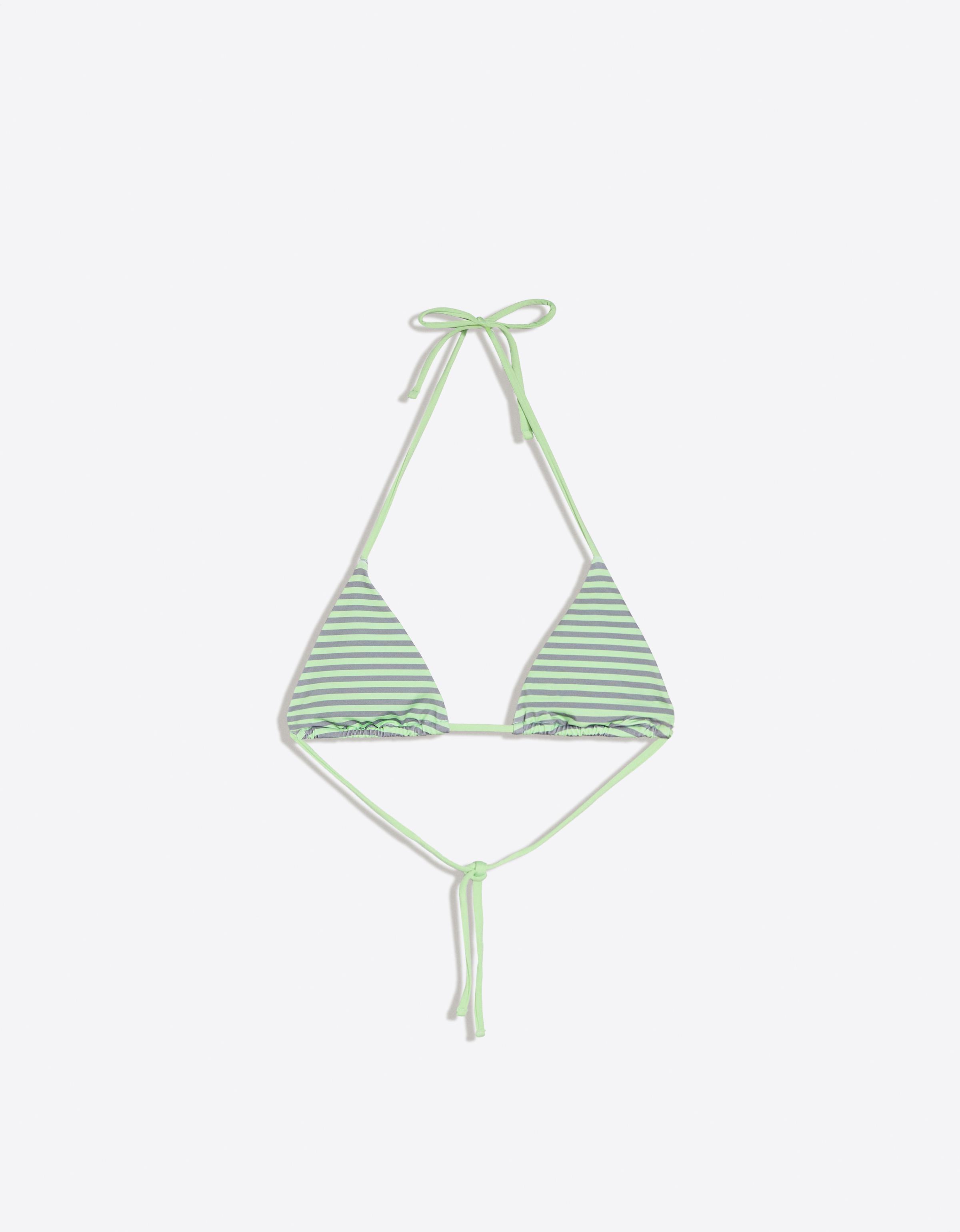 Triangle bikini top — Green
