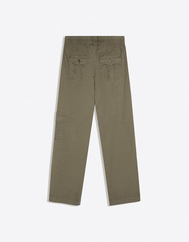 Straight cargo trousers — Khaki 6