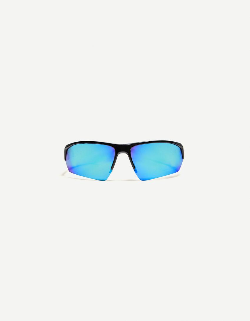 Herren-Sonnenbrille Rechteck – Fliegerbrille, Sportlich, Polarisiert, UV400