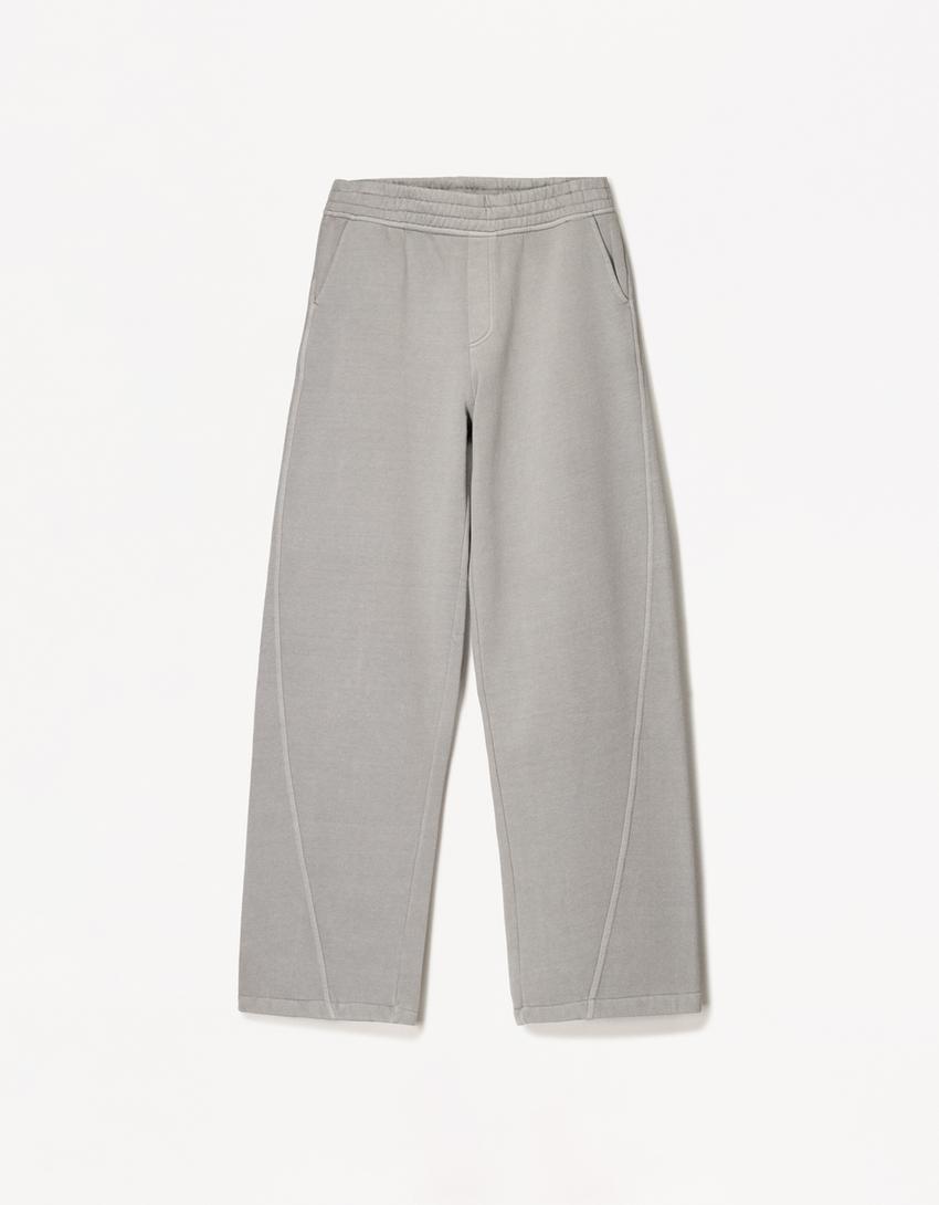 Pantaloni skater-Grigio-3