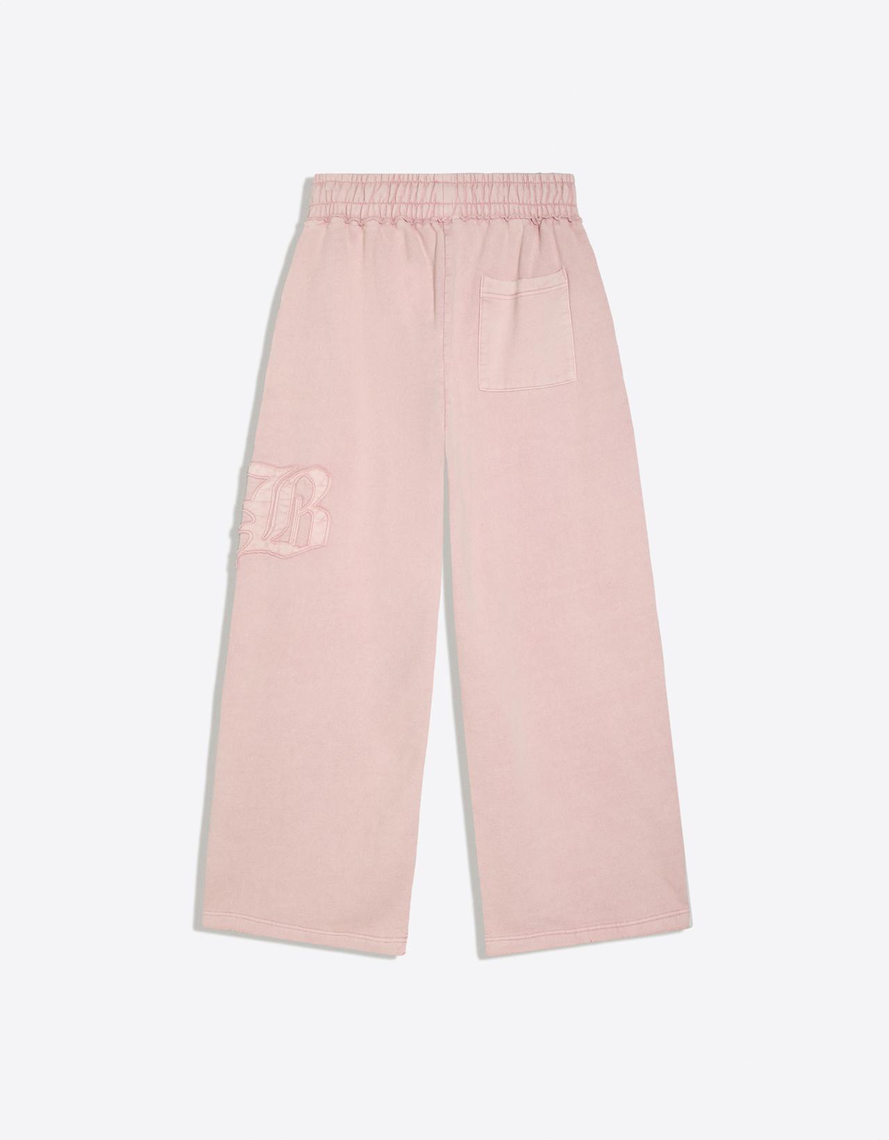 Super baggy washed trousers — Pink